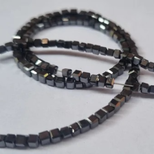 3 MM Square Moissanite diamond Beads AAA Cut Faceted Beads