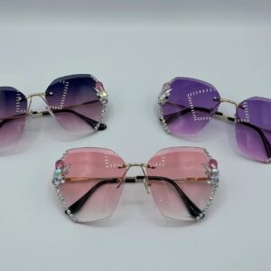 Rhinestone Shaped Sunglasses