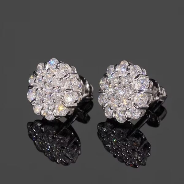925 sterling silver Diamond Earring's