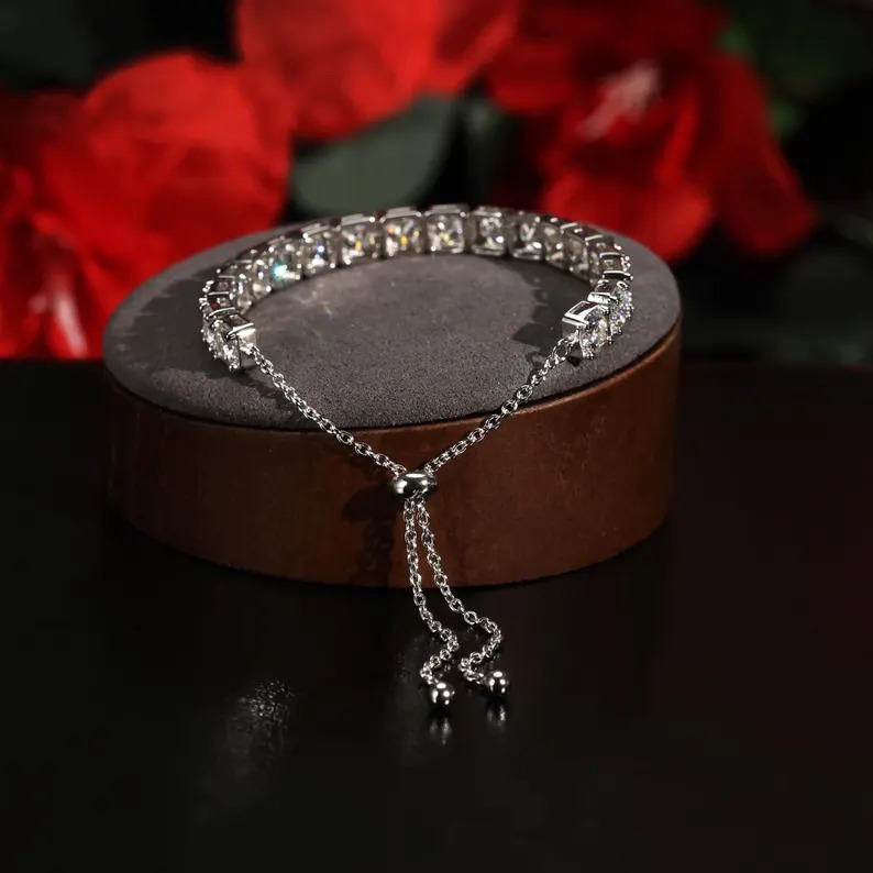 Tennis Moissanite Diamond Bracelet