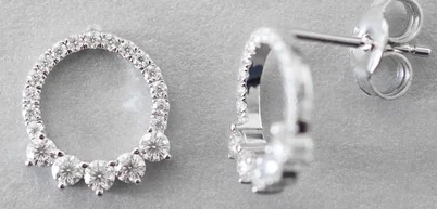 Moissanite Diamond Earrings
