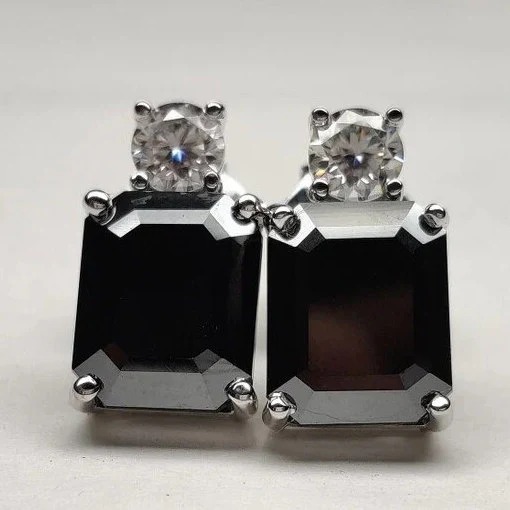 Moissanite Diamond Earrings