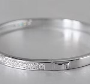 Moissanite Diamond Bangle