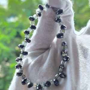 Black & Blue Diamond Bracelet