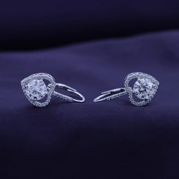 Heart Shape Diamond Earring's