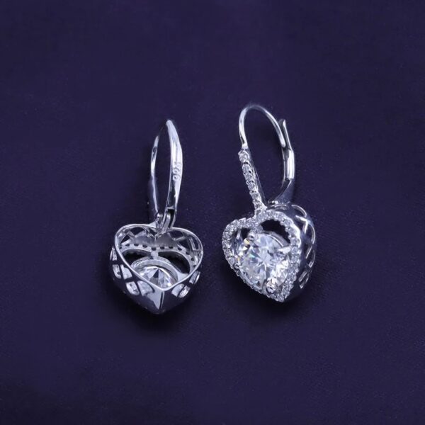 Heart Shape Diamond Earring's