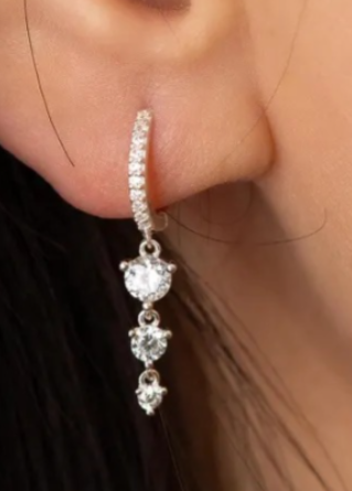 Moissanite Diamond Earrings