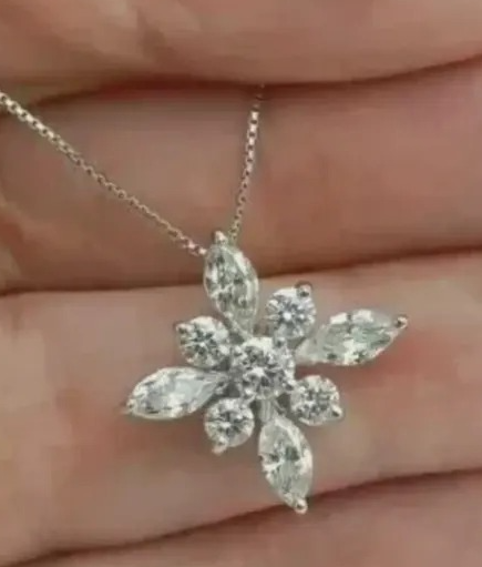 Moissanite Diamond Pendant