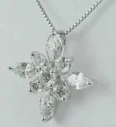 Moissanite Diamond Pendant