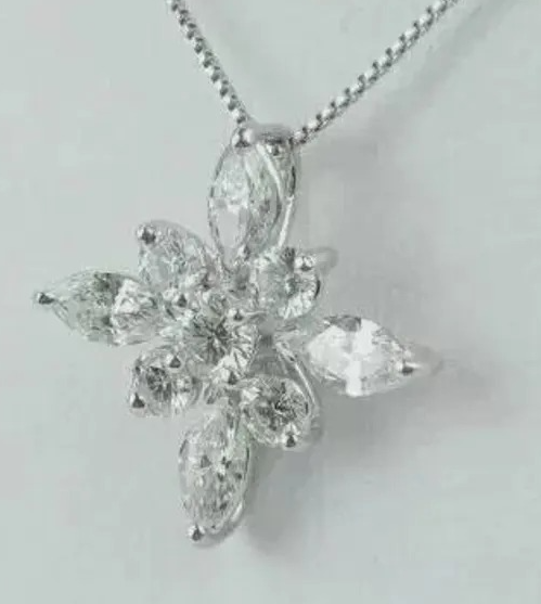 Moissanite Diamond Pendant