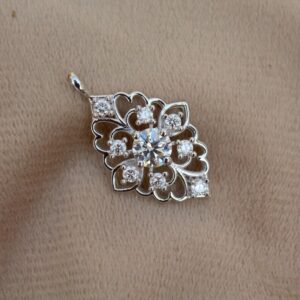 Moissanite Diamond  Pendant