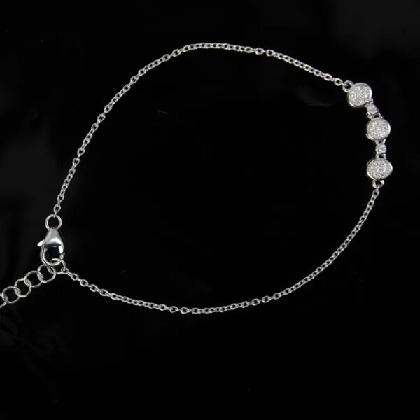 Moissanite Link Chain Bracelet