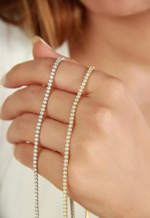Moissanite Choker Necklace