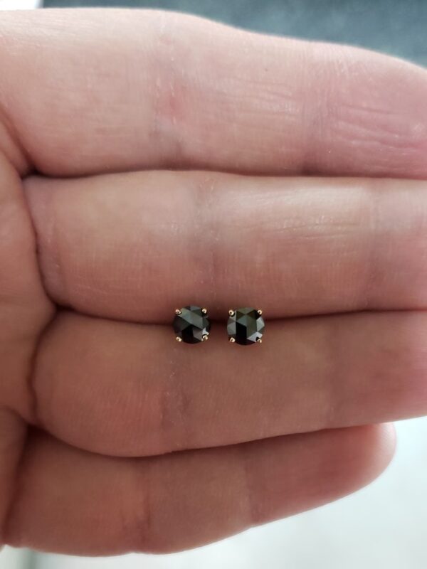 Black Diamond Earrings