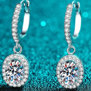 Moissanite Diamond Earrings