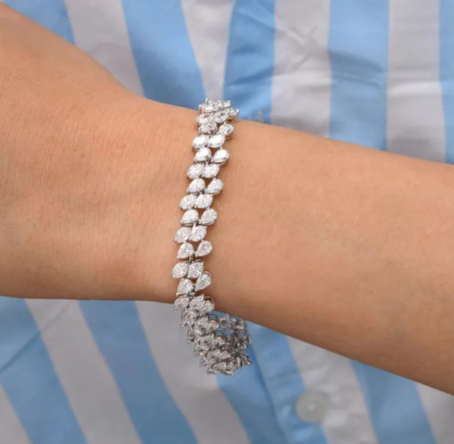 Moissanite Diamond tennis Bracelet