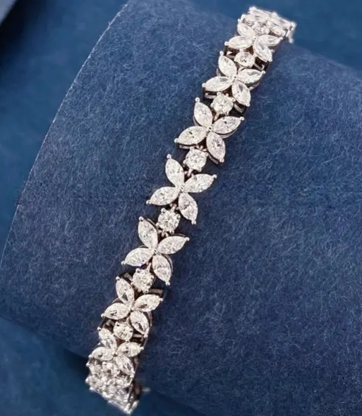 Moissanite Diamond Bracelet