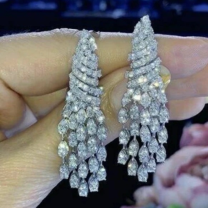 Moissanite Diamond Earring