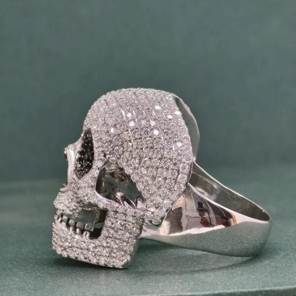 Skull Moissanite Diamond Ring