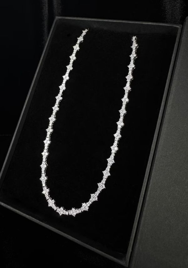 Moissanite Diamond Necklace