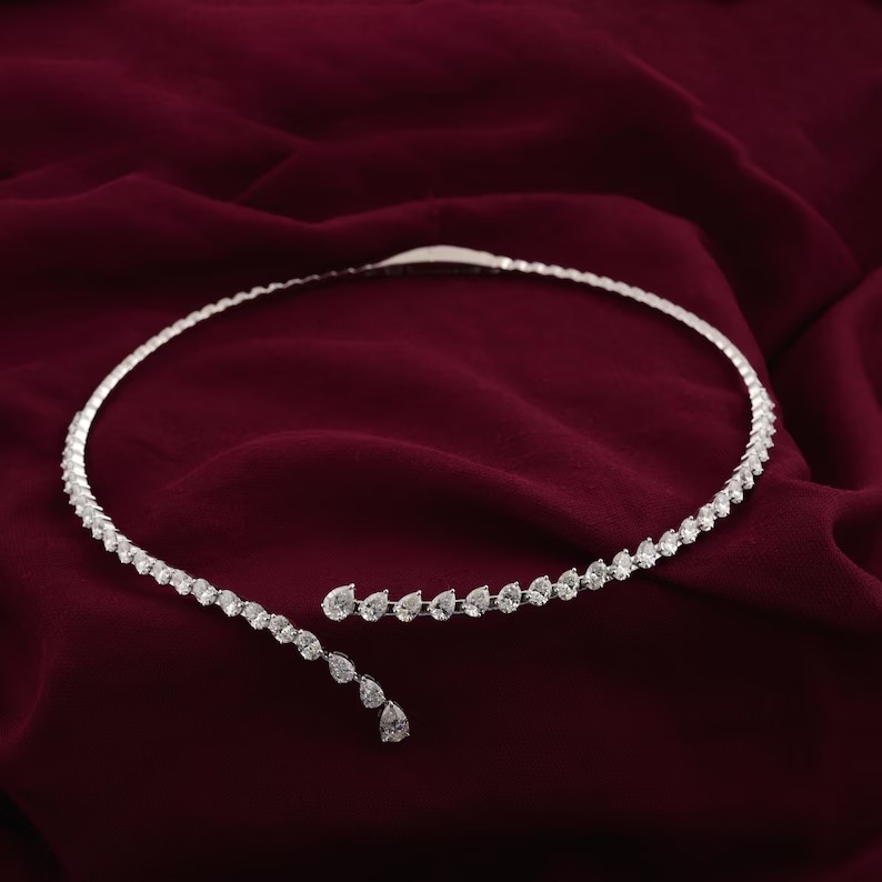 Moissanite diamond Necklace