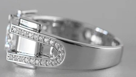 Moissanite Diamond Ring For Men