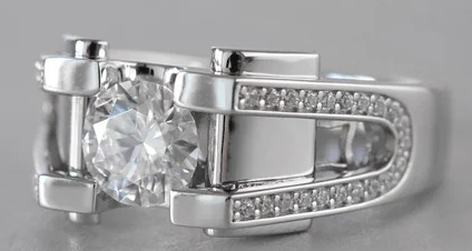 Moissanite Diamond Ring For Men