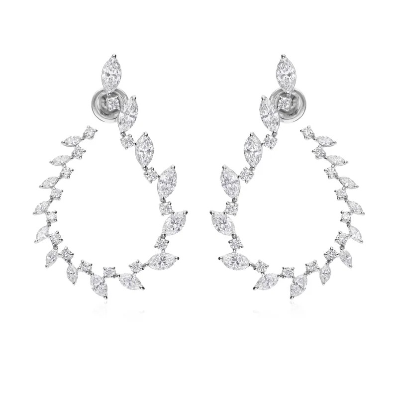 Moissanite Diamond Earring's
