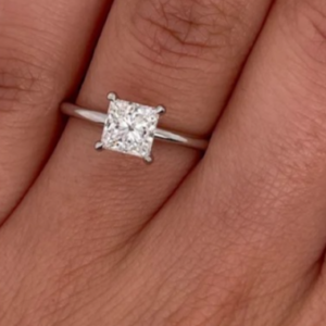 Moissanite Diamond Ring