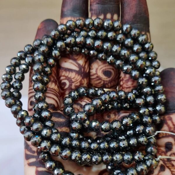 Black Moissanite Diamond Beads