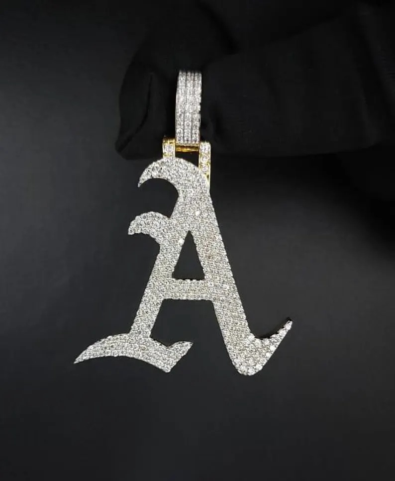Iced Out Moissanite Diamond pendant