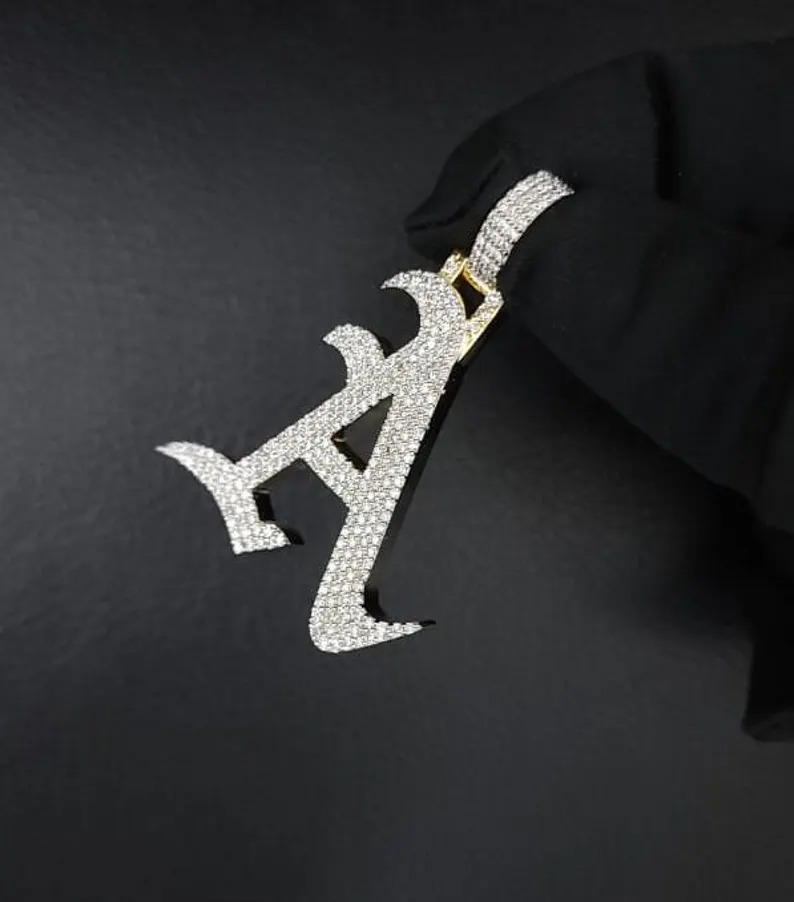 Iced Out Moissanite Diamond pendant