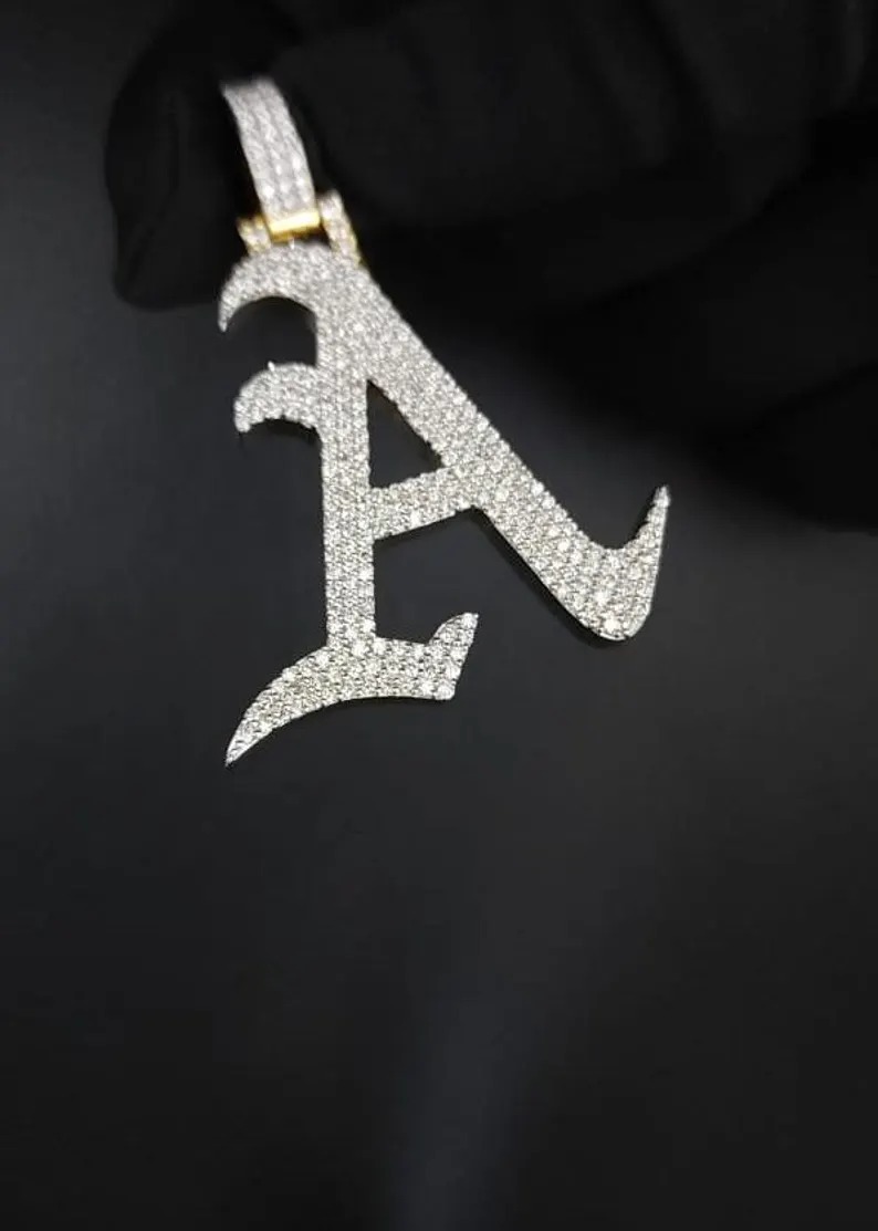 Iced Out Moissanite Diamond pendant