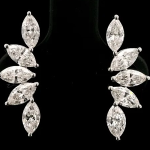 Moissanite Diamond Earrings