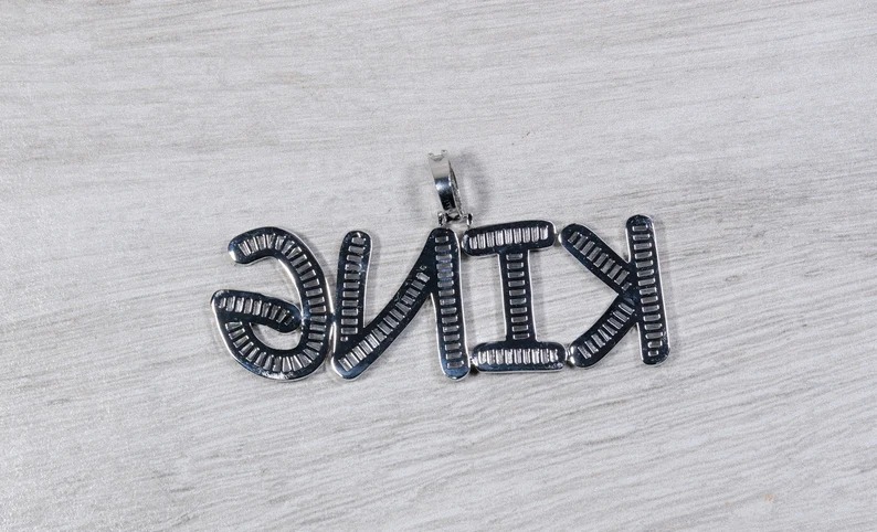 Iced out King hip hop pendant