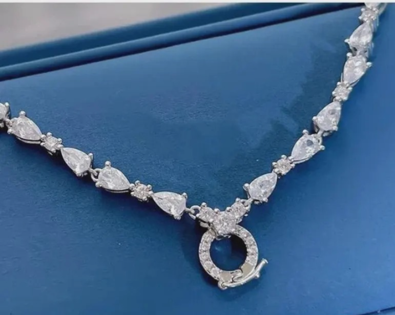 Moissanite Diamond Necklace
