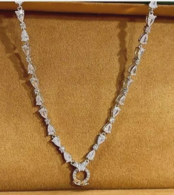 Moissanite Diamond Necklace
