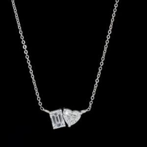 Moissanite Diamond Pendant Necklace
