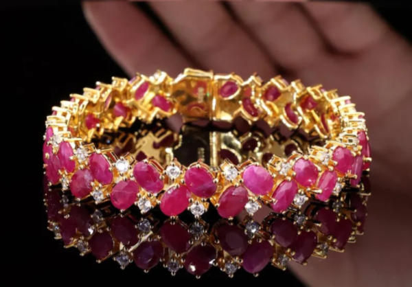 Red  Ruby Gems stone Bracelet