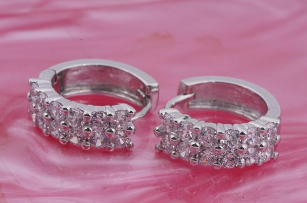 Moissanite Diamond Earring