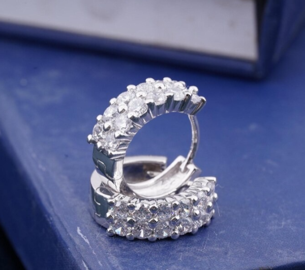 Moissanite Diamond Earring