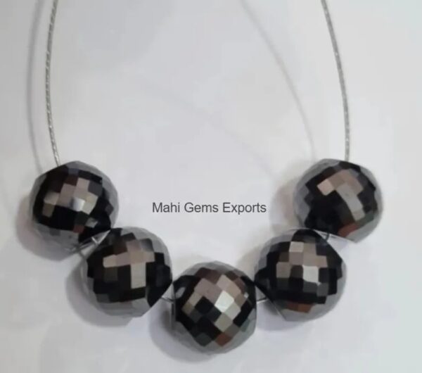Black Moissanite Beads
