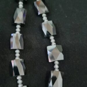 Black & White Moissanite beads
