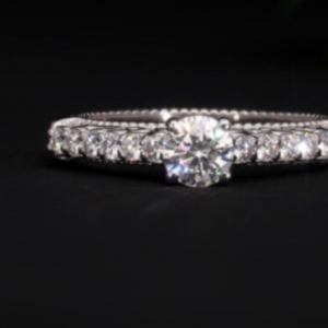 Moissanite Diamond Ring