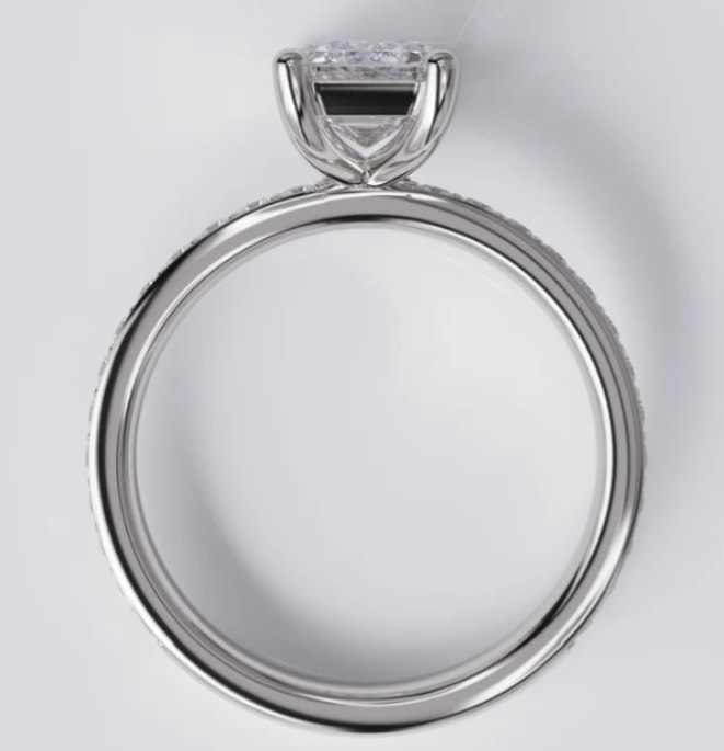Moissanite Diamond Ring