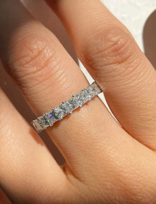 Moissanite Diamond Ring