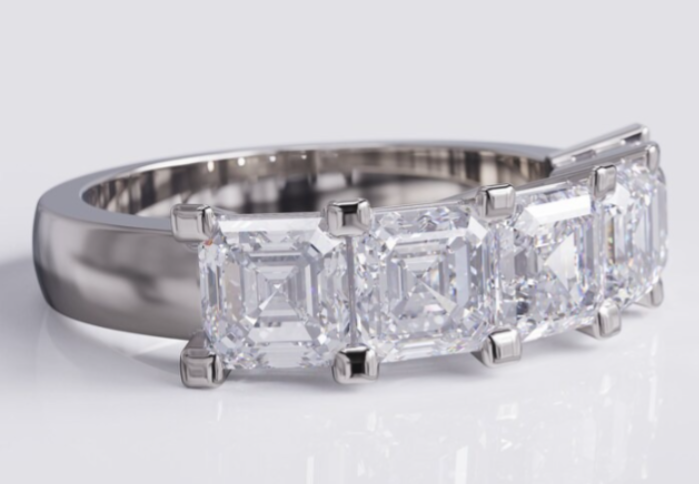 Moissanite Diamond Ring