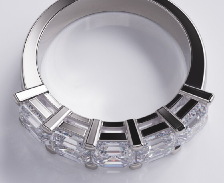 Moissanite Diamond Ring