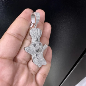 Iced Out diamond Doughboy Pendant