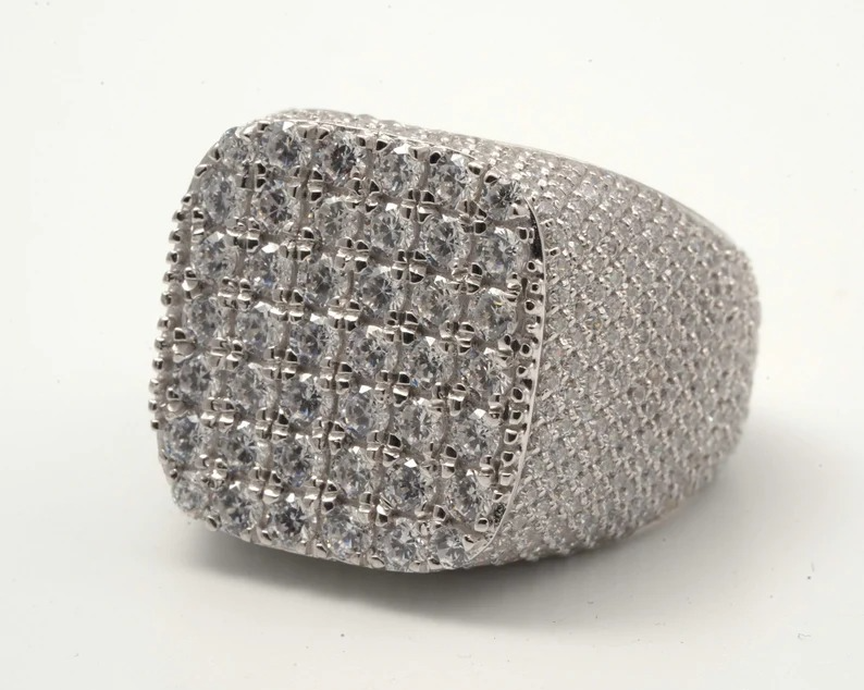 Moissanite Diamond Ring